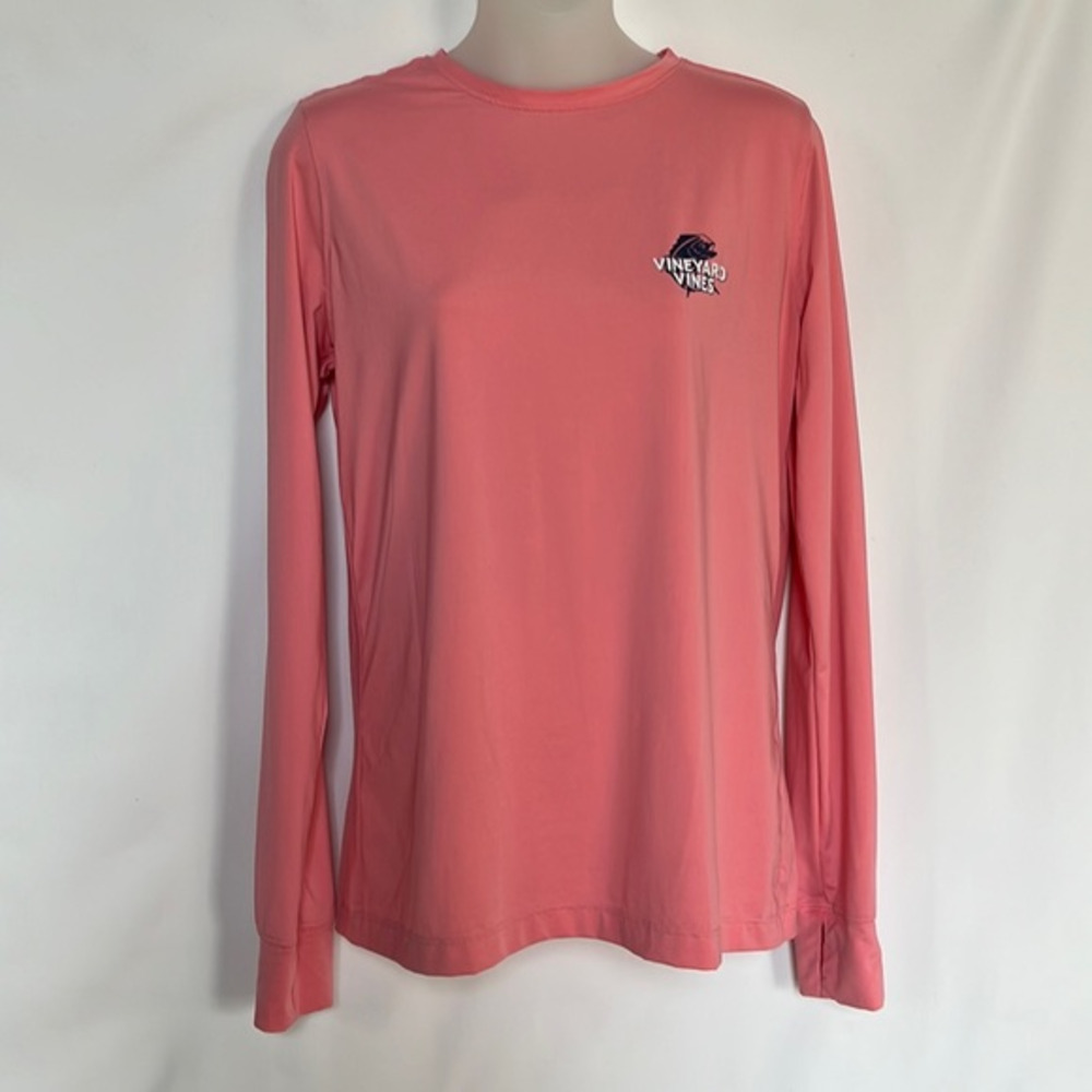 Vineyard Vines Performance Harbor‎ Long-Sleeve Tee T-shirt UPF 30 Size XS